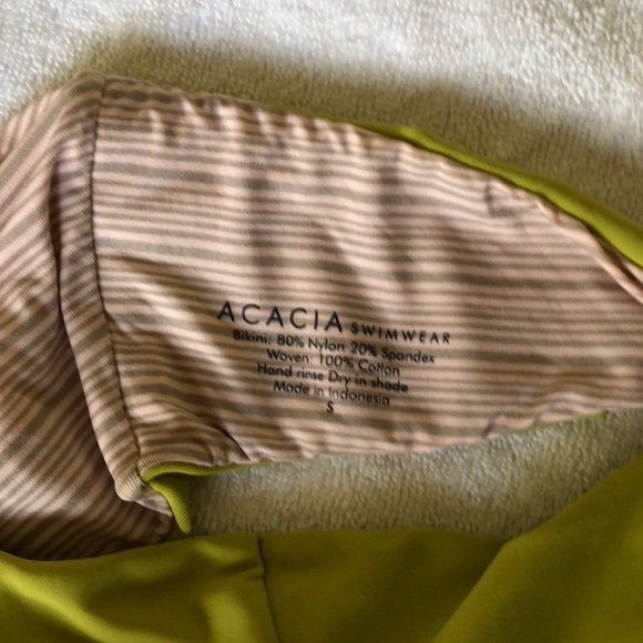 ACACIA Panama Pikake Swimwear Top in Lilikoi - Picture 3 of 3